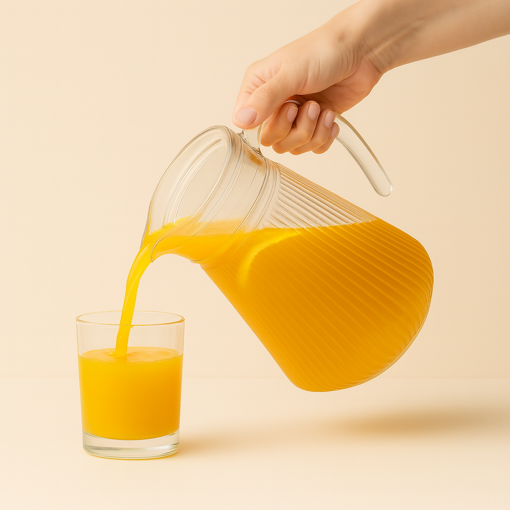 Water Jug – Premium Detox Glass Pitcher with Lid