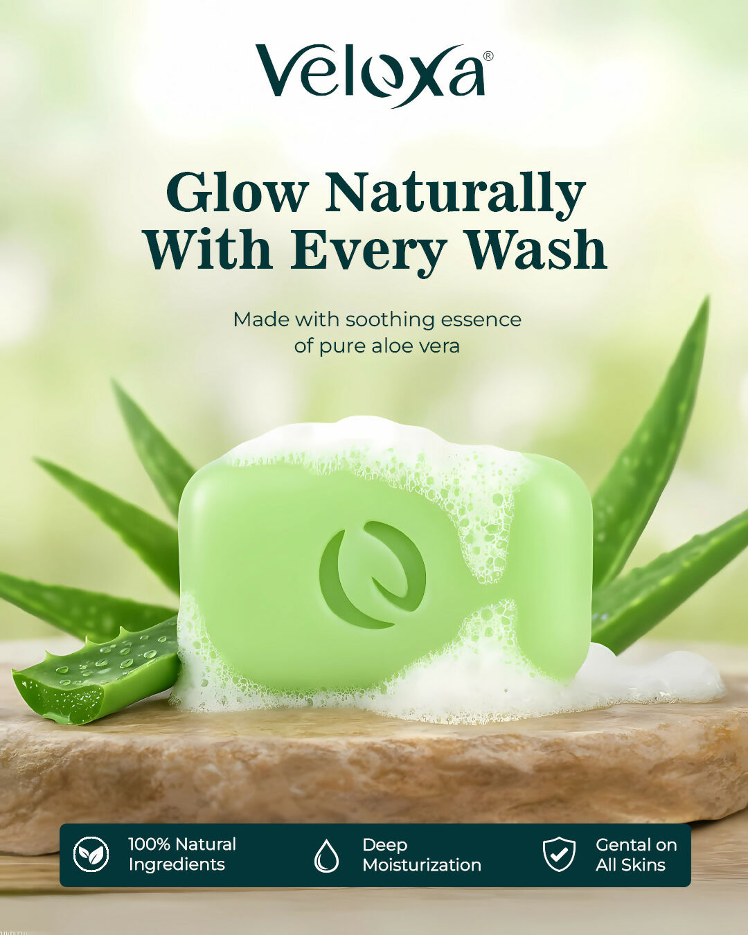 VELOXA Musky Aloevera with Power Of Vitamin E Oil Pack Of 3