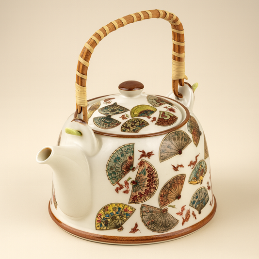 1L Ceramic Kettle Jug – Vintage Design, Durable & Easy Pouring