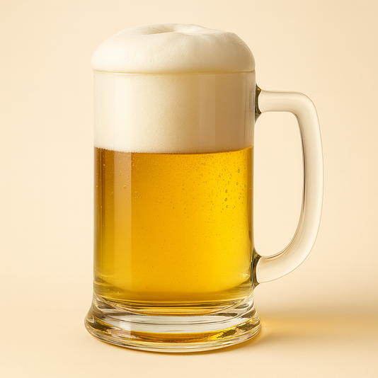 450ml Classic Heavy Base Beer Glass Mug – Crystal Clear, 1 Pc