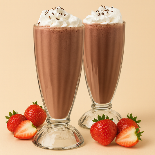 Set of 2 Tall Sundae Glasses – 350ml Ice Cream & Dessert Bowls