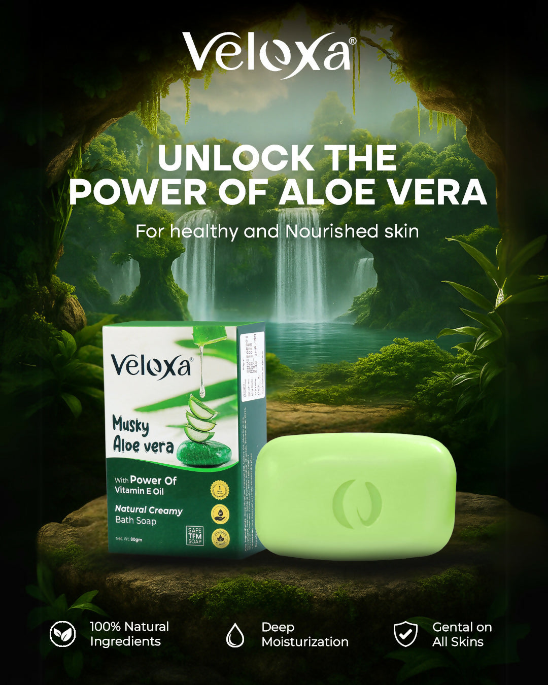 VELOXA Musky Aloevera with Power Of Vitamin E Oil