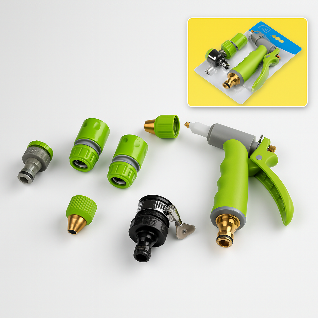 Water Spray Nozzle | High Pressure | Long Range | Zinc Alloy Rotatable