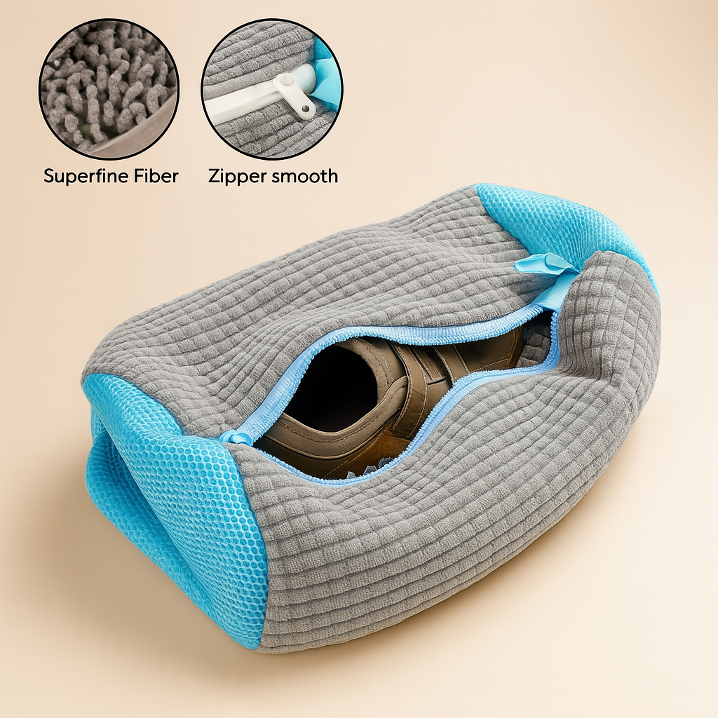 Heavy-Duty Reusable Shoe Washing Bag for Washing Machine