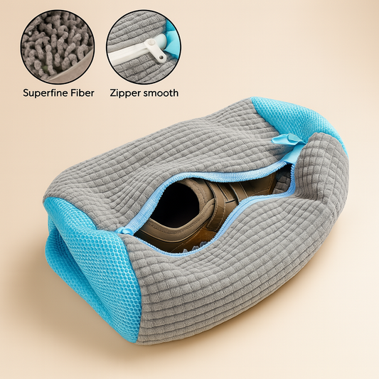 Heavy-Duty Reusable Shoe Washing Bag for Washing Machine