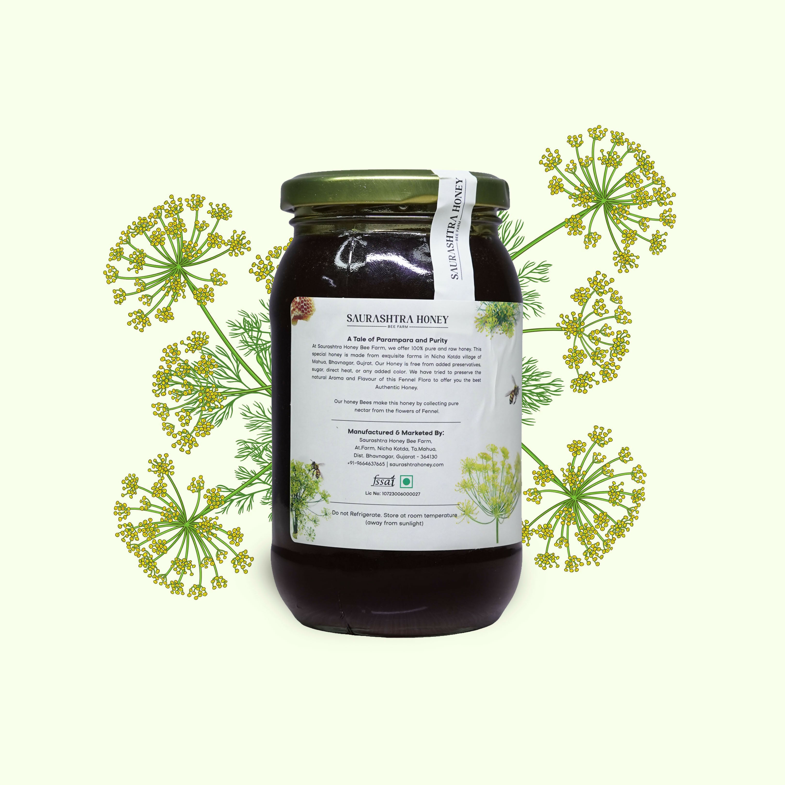 Fennel Flora Honey 500gm
