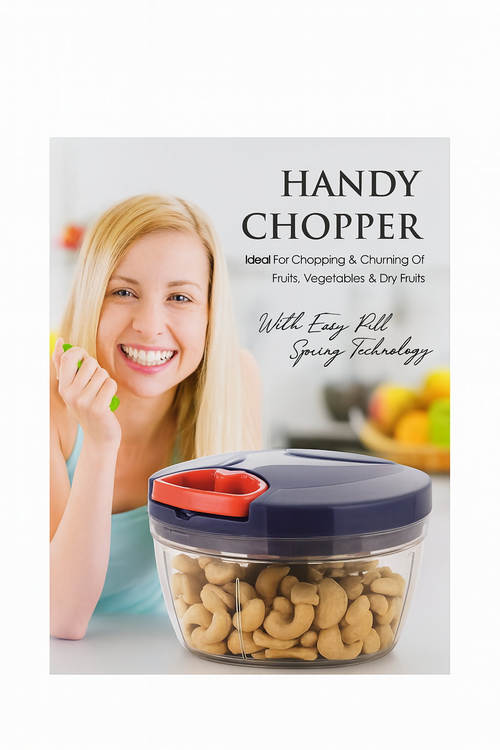 Handy Manual Vegetable and Dry Fruit Cutter