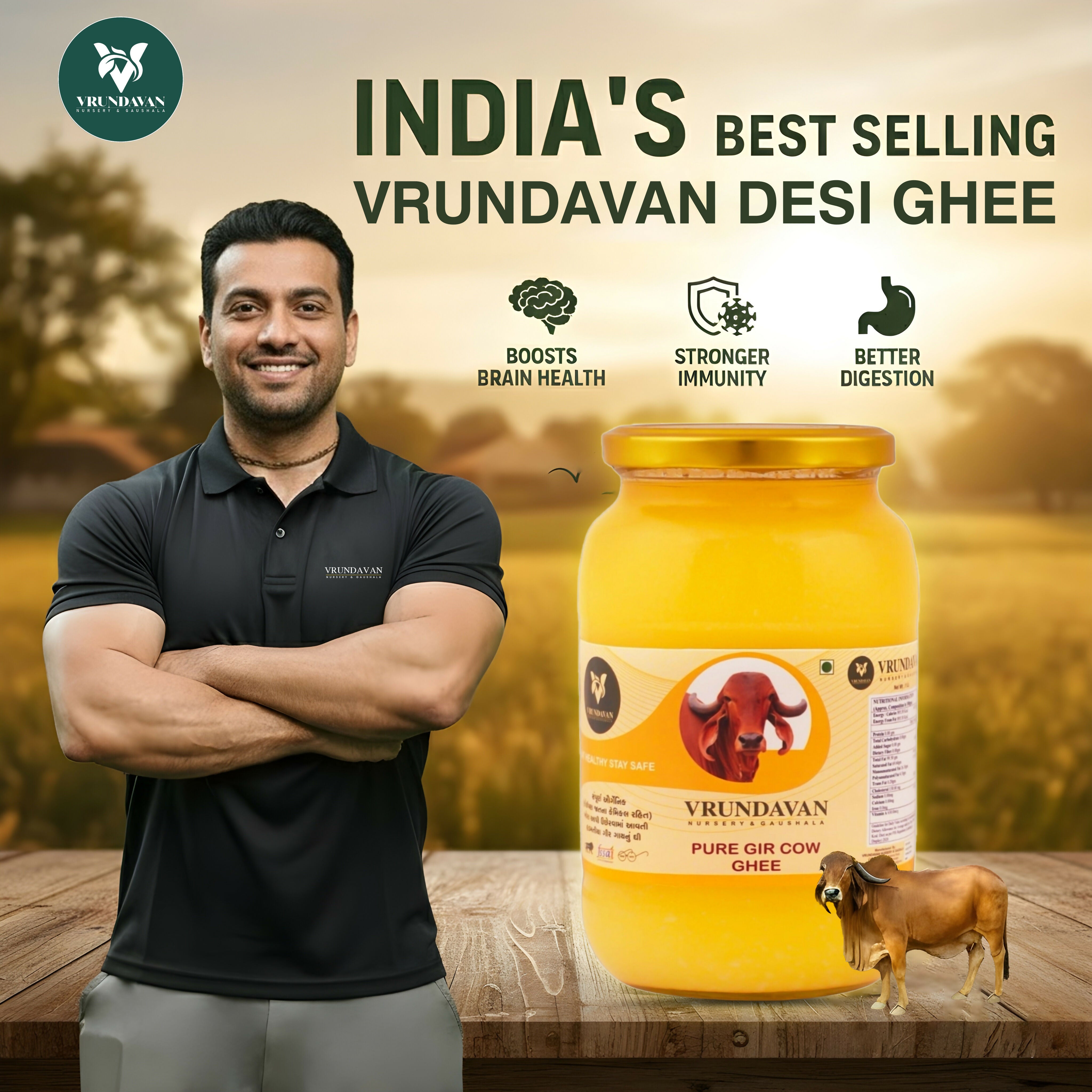 GIR COW ORGANIC A2 GHEE