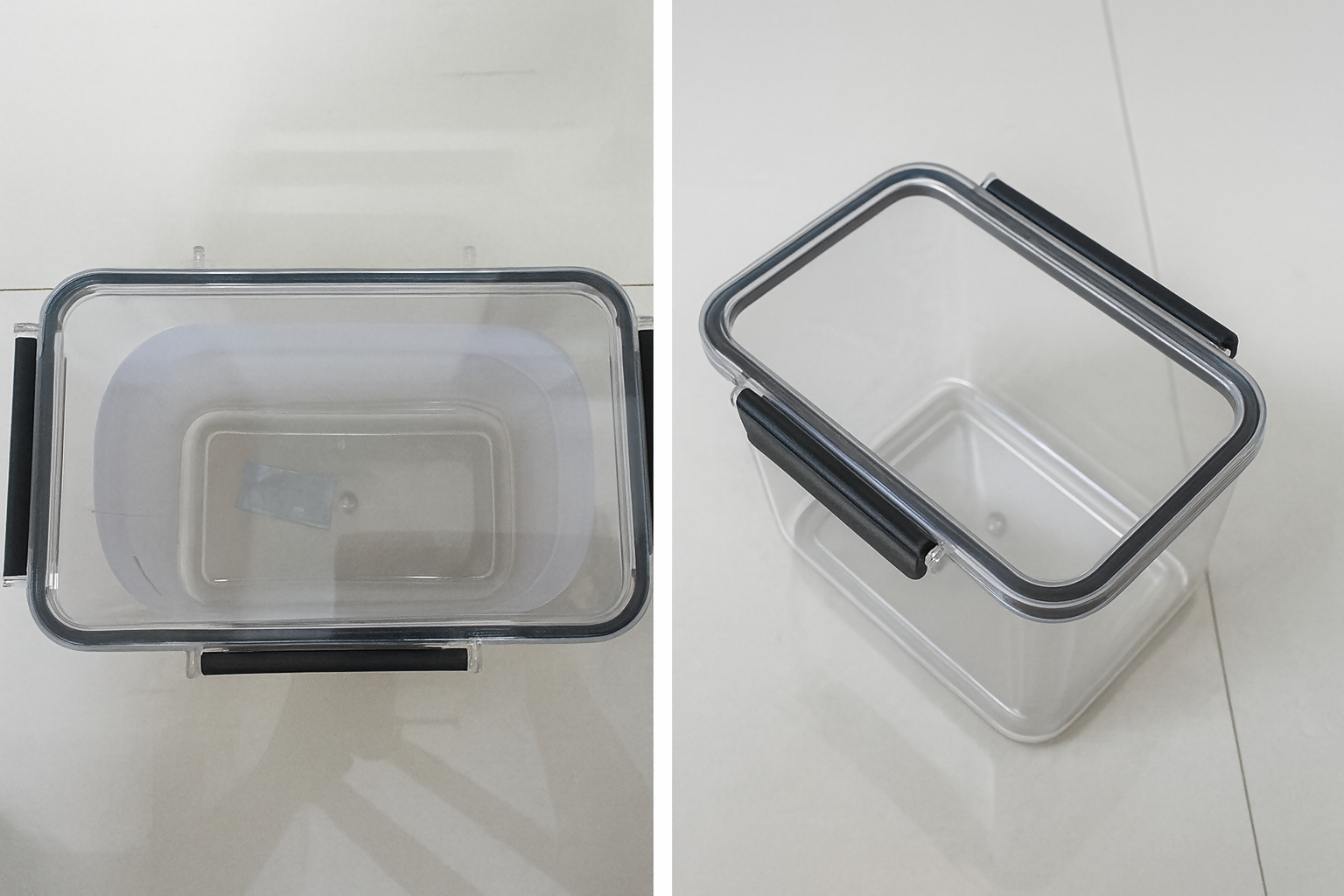 Smart Lock Airtight Food Container 2500ml Large Storage Box